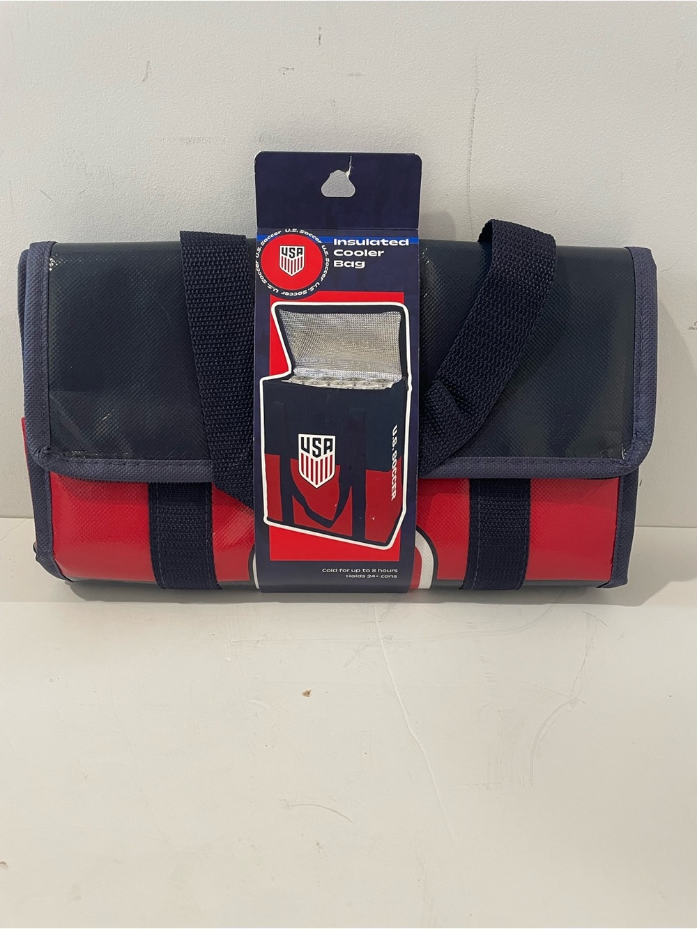 USA Soccer Federation 24-Can Insulated Cooler Bag by Logo Brands World Cup NWT